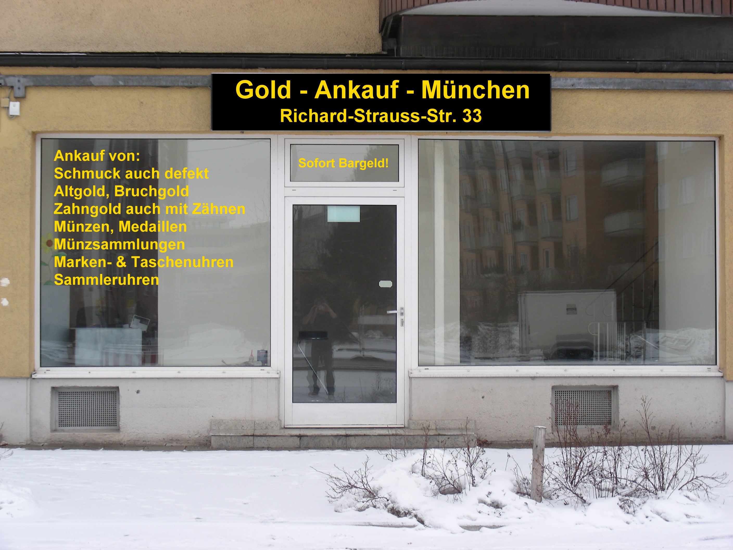 Ihre Fachfirma in München für den diskreten und seriösen Barankauf von Schmuck, Edeletallen und sonstigen hochwertigen Luxusgüter. Sie finden und in München Bogenhausen an der U-Bahn Haltestelle Bömerwaldplatz. Gold Ankaufstelle München Richard-Strauss-Str.33